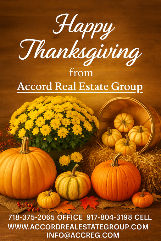 Happy Thanksgiving from Accord Real Estate Group - 2025